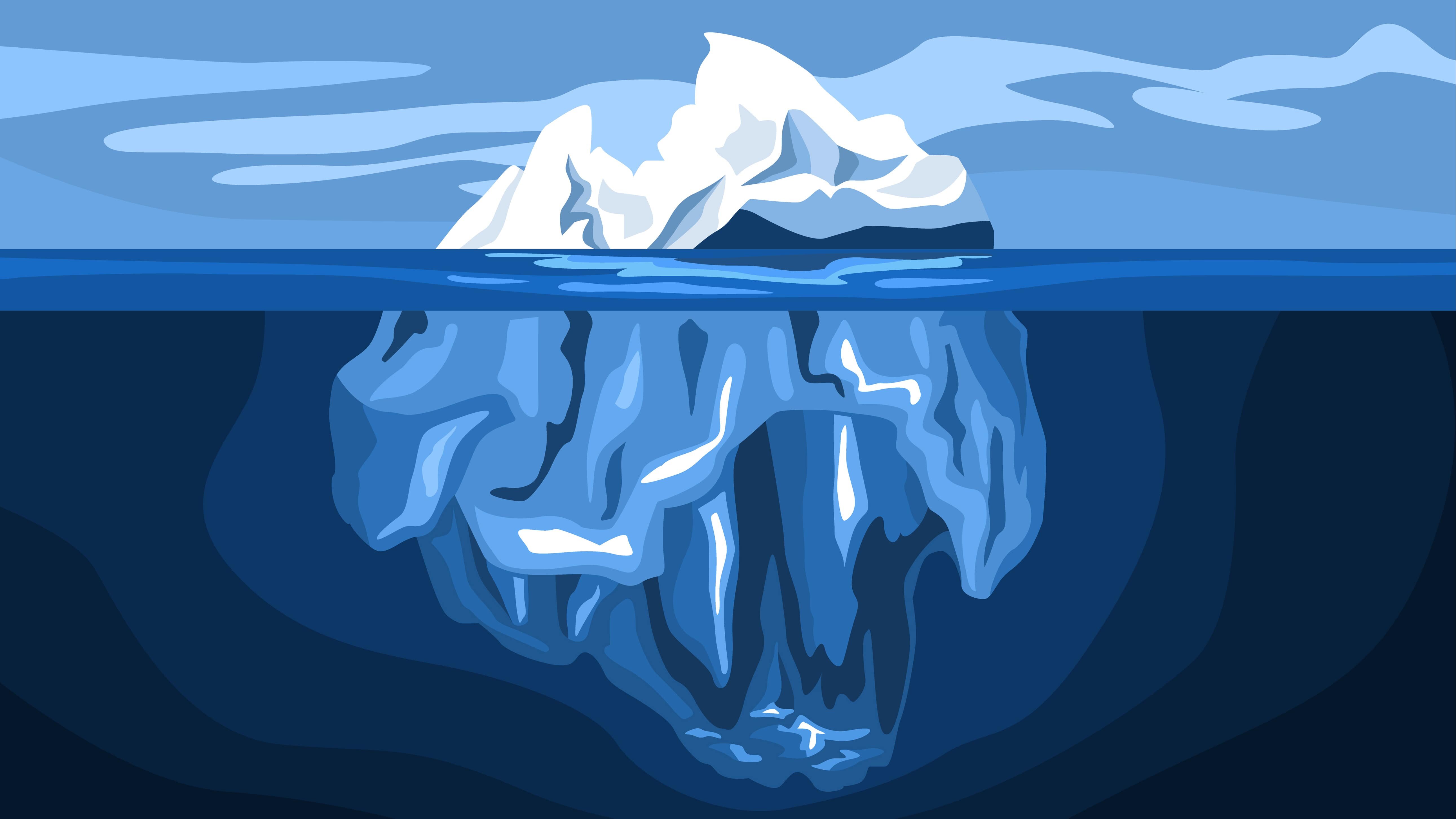 氷山のイメージ