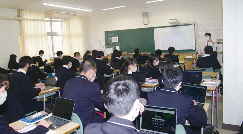 1人1台のノートパソコンでGIGAスクール先端校の実現に確かな手ごたえ　日本文理高等学校（新潟県）