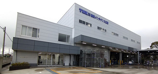 千葉県市原市の鶴商メンテナンス工業本社。2019年には台風などの直撃で浸水の危機に見舞われた