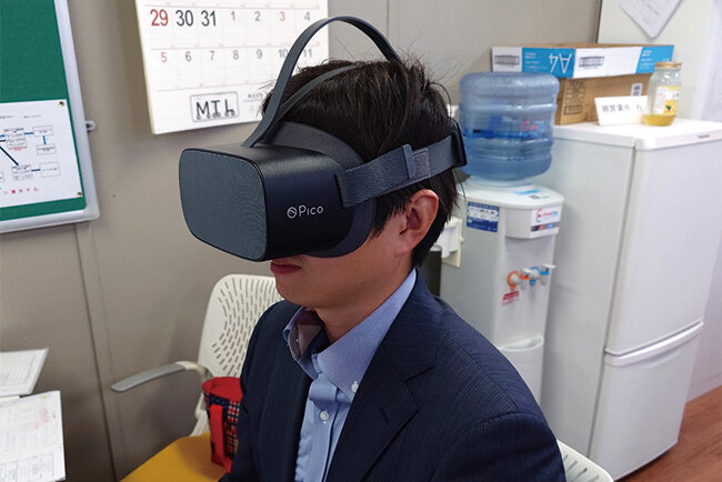 VRを用いて安全研修を実施、対応スキルを学習する