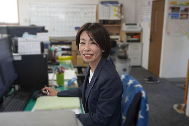 総務担当の兼重知子さん